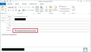 Microsoft Outlook encrypted email